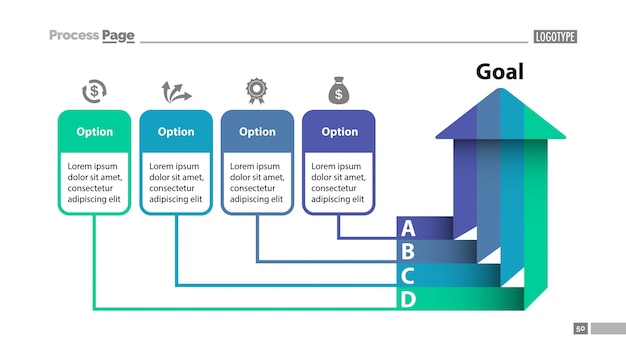 Modèle De Diapositives De Quatre Options