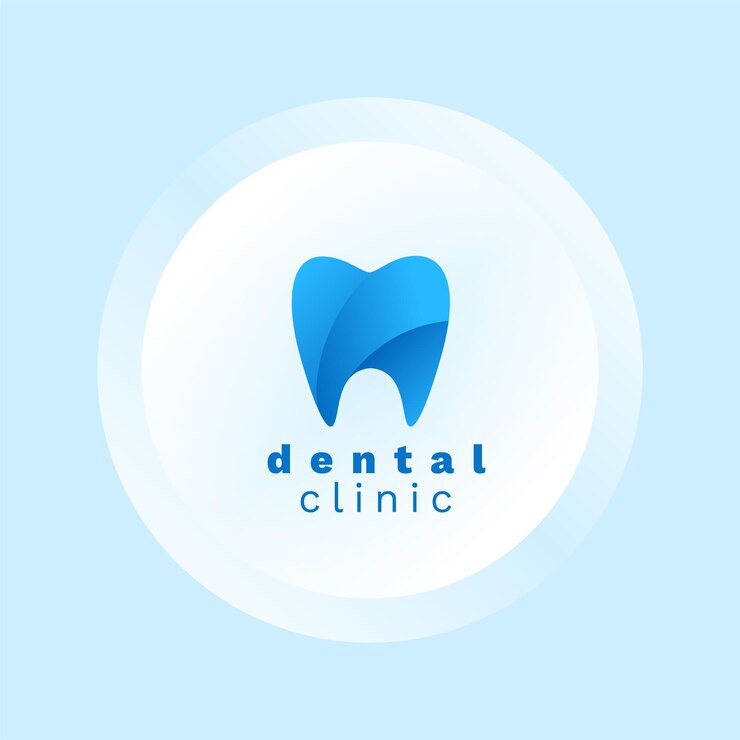 Vecteur gratuit modèle d'émail de logo de clinique dentaire de stomatologie
