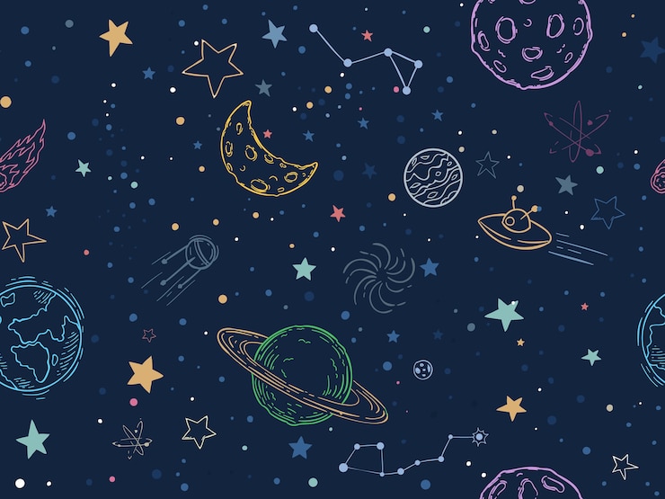Vecteur gratuit modèle d'espace sans couture de couleur