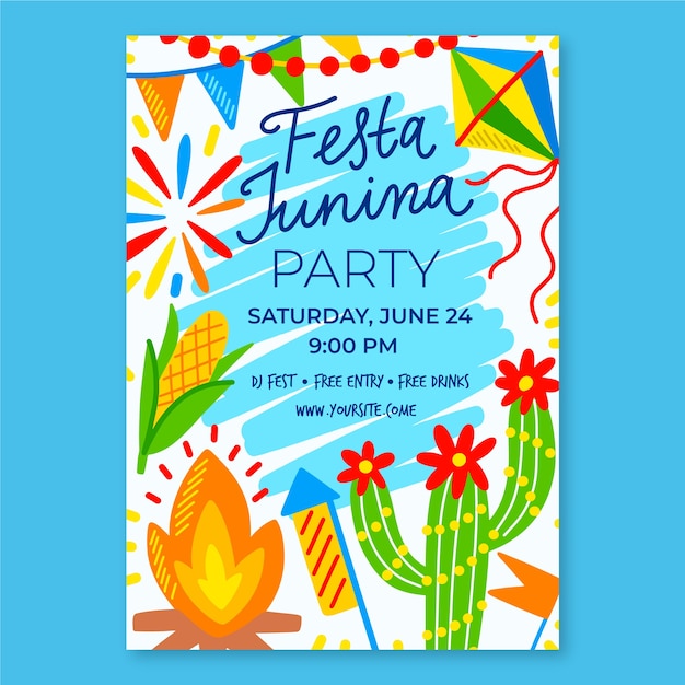 Modèle De Festa Junina Pour Affiche