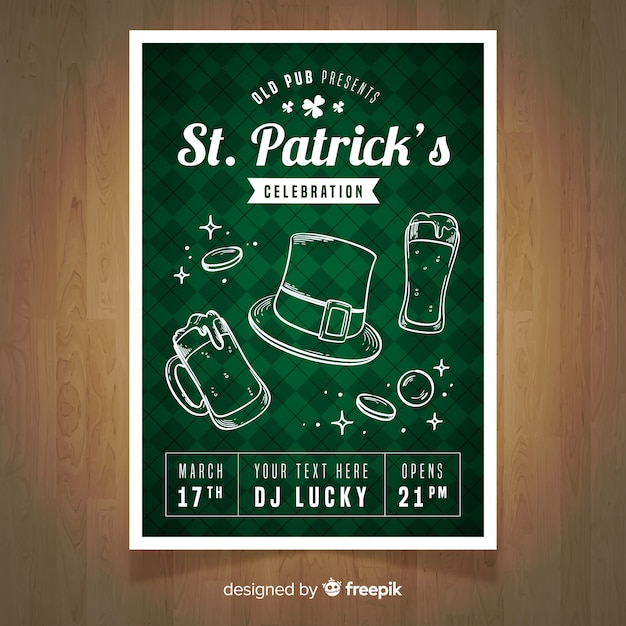 Modèle De Fête De La Fête De La Saint Patrick