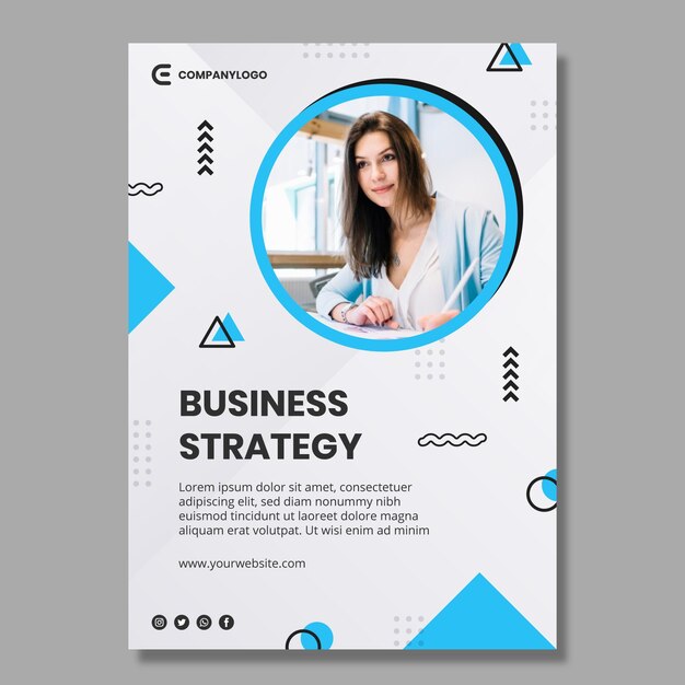 Modèle de flyer commercial général