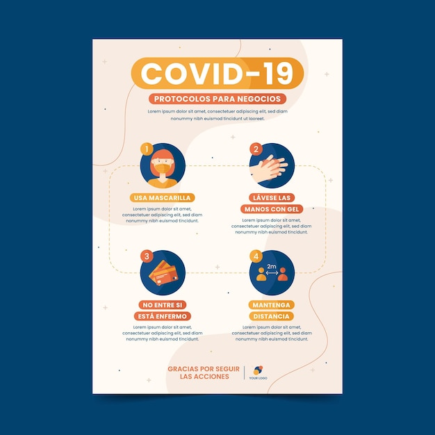 Modèle De Flyer De Coronavirus