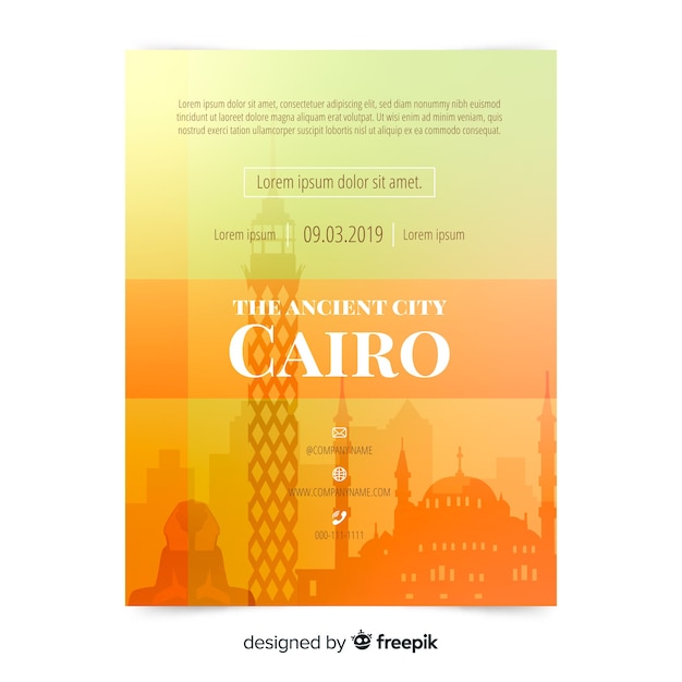 Modèle De Flyer Du Caire