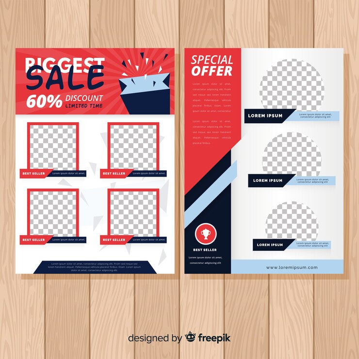 Vecteur gratuit modèle de flyer moderne super vente