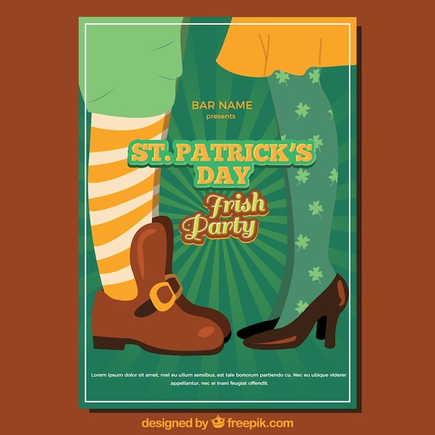 Modèle De Flyer Pour Le Jour De St Patricks