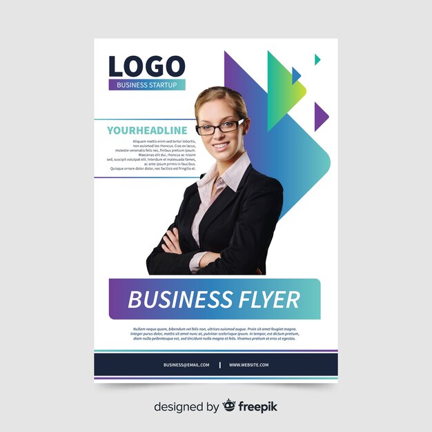 Modèle de flyer professionnel