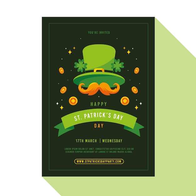 Modèle De Flyer De La Saint-patrick