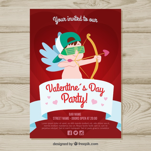 Modèle De Flyer Saint Valentin