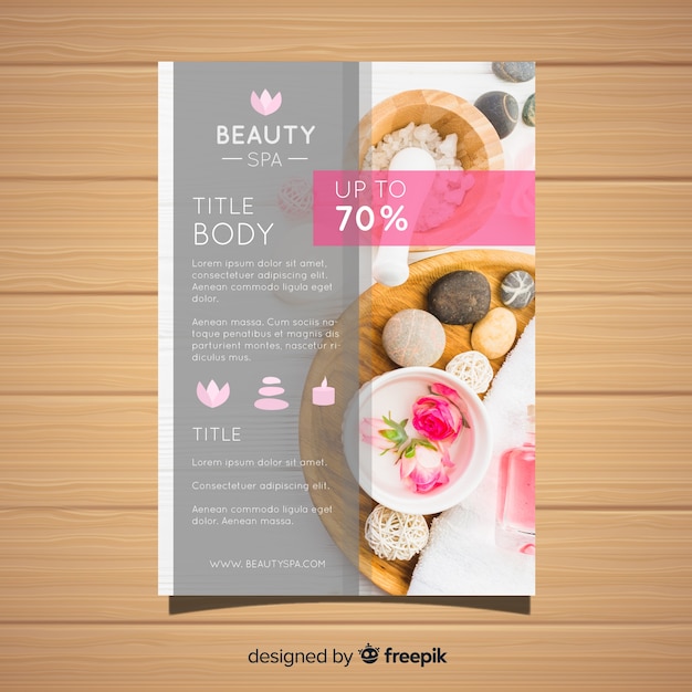 Modèle De Flyer Spa