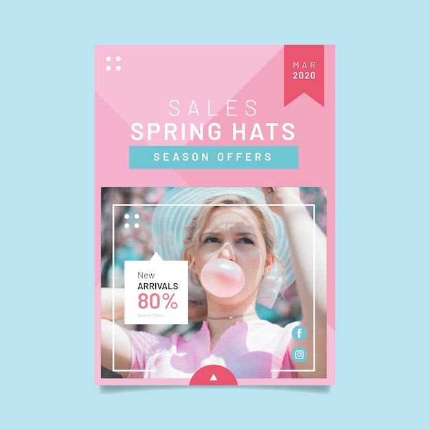 Modèle De Flyer De Vente De Printemps