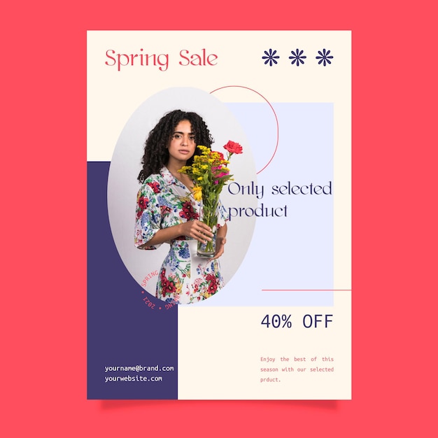 Modèle De Flyer De Vente De Printemps