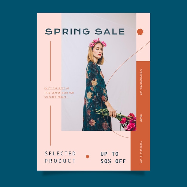 Modèle De Flyer De Vente De Printemps