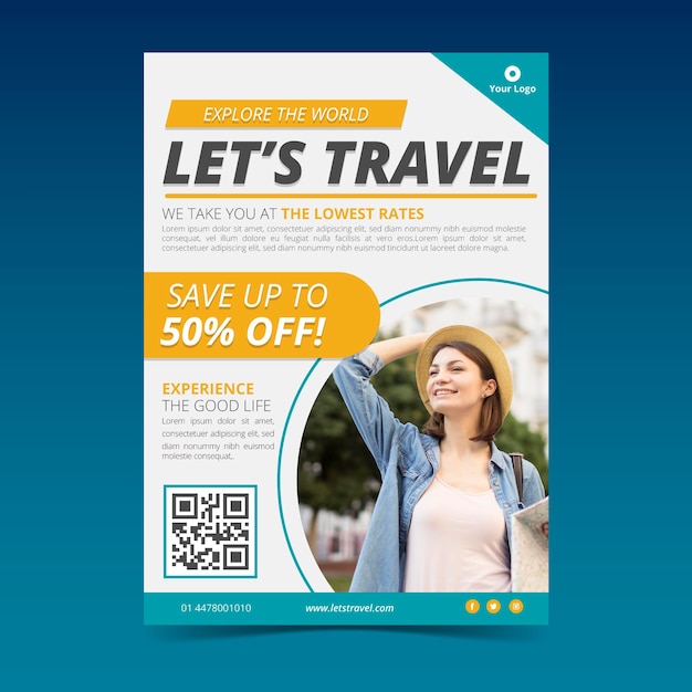 Modèle De Flyer De Vente De Voyage