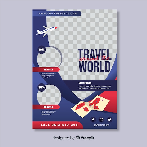 Modèle De Flyer De Voyage