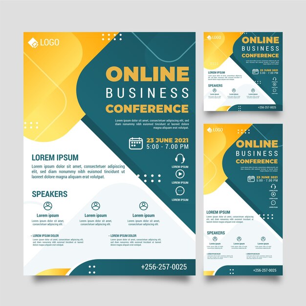 Modèle de flyers de webinaire