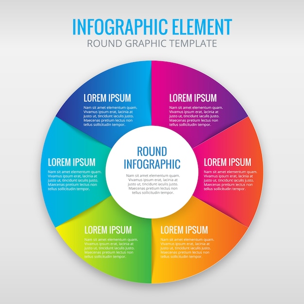 Modèle Infographic élément