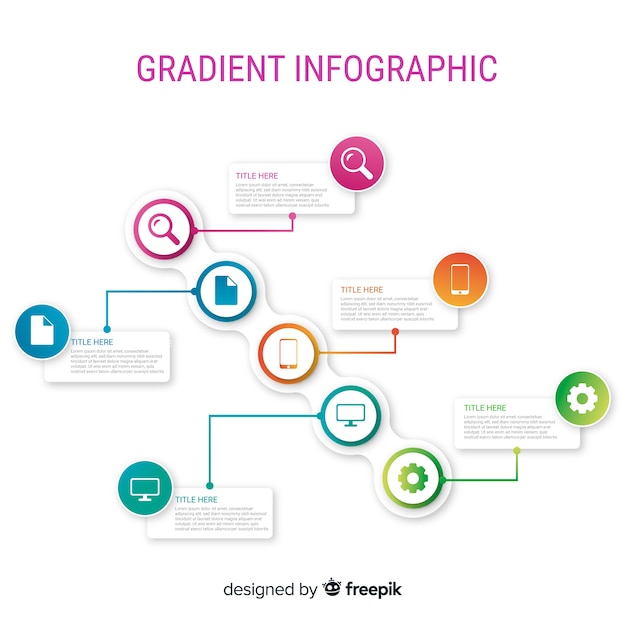 Modèle D'infographie Avec Le Concept De Calendrier