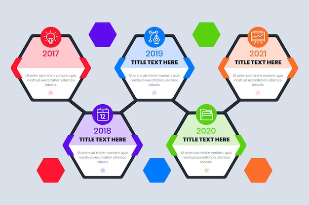 Modèle Infographique De Chronologie