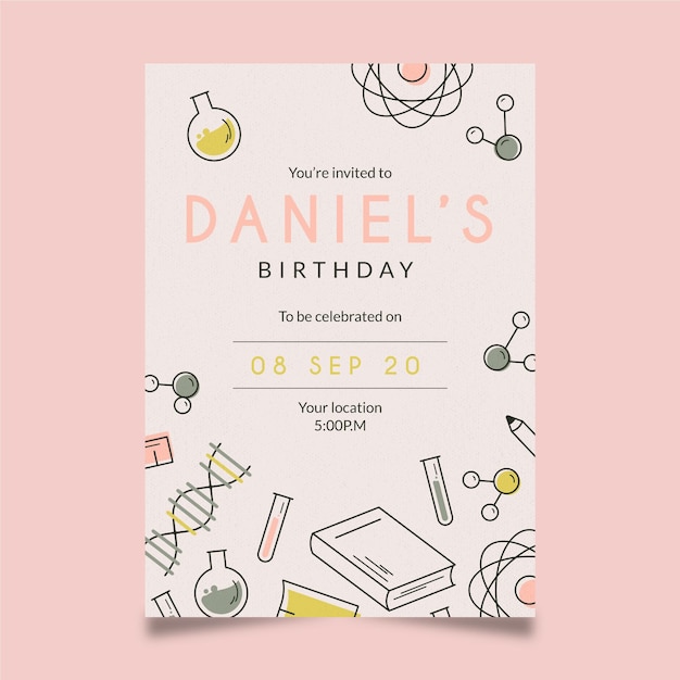 Modèle D'invitation D'anniversaire