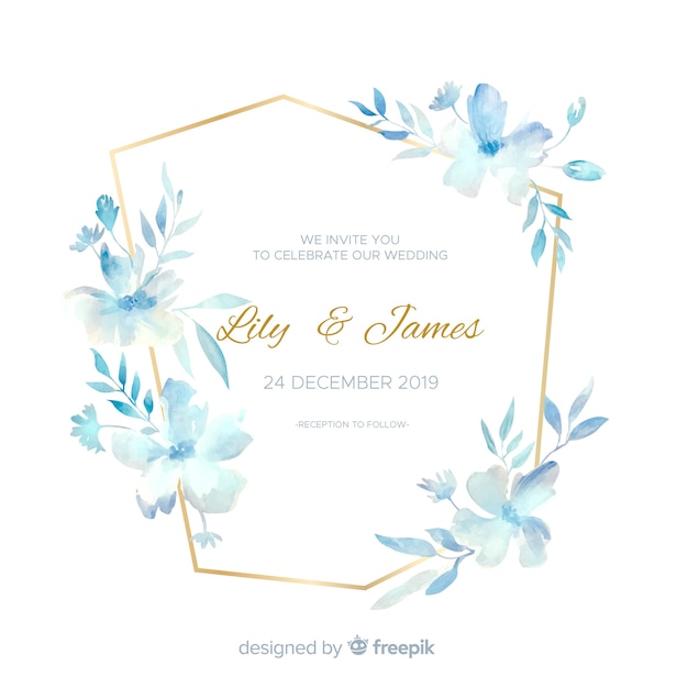 Modèle D'invitation De Mariage