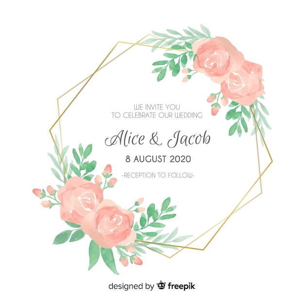 Modèle D'invitation De Mariage