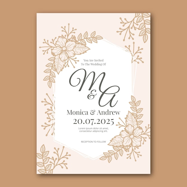 Modèle D'invitation De Mariage