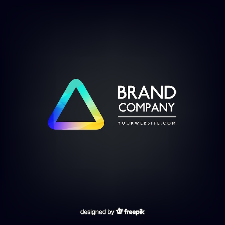 Vecteur gratuit modèle de logo abstrait en gradient