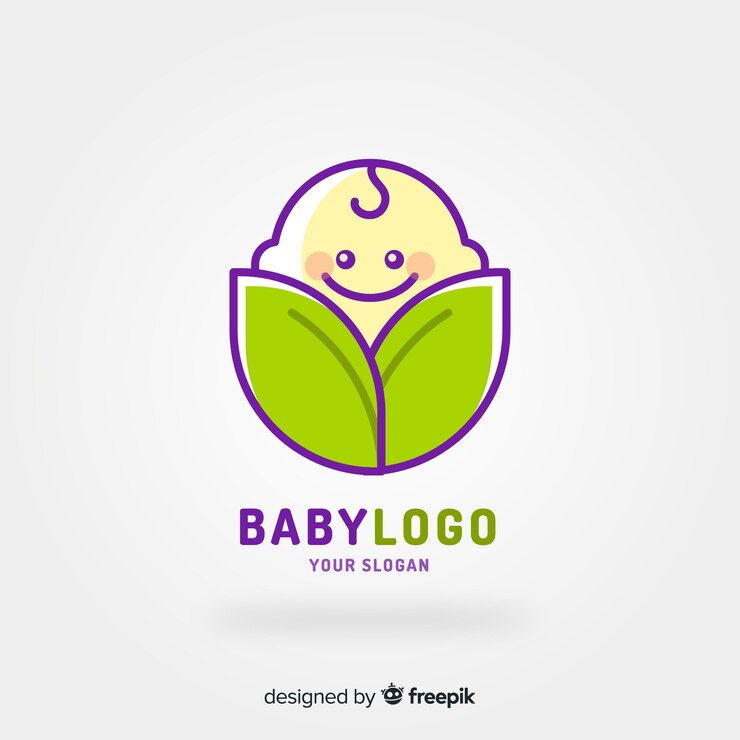 Vecteur gratuit modèle de logo bébé