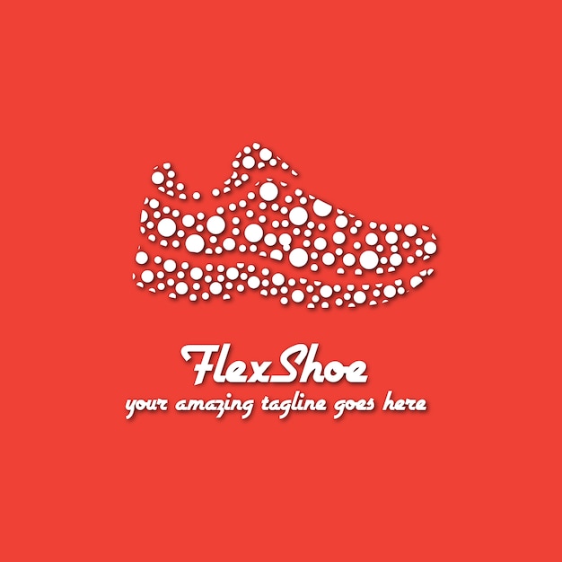 Modèle de logo de chaussures