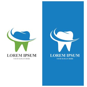 Modèle de logo dentaire illustration vectorielle icône design