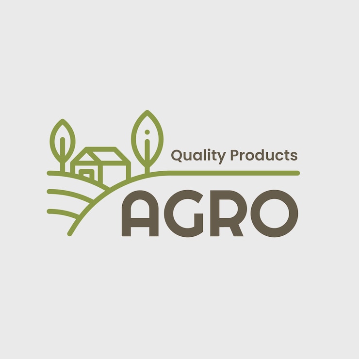 Vecteur gratuit modèle de logo de ferme