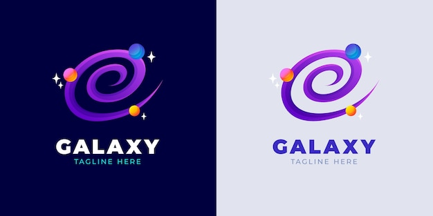 Modèle De Logo De Galaxie Professionnel