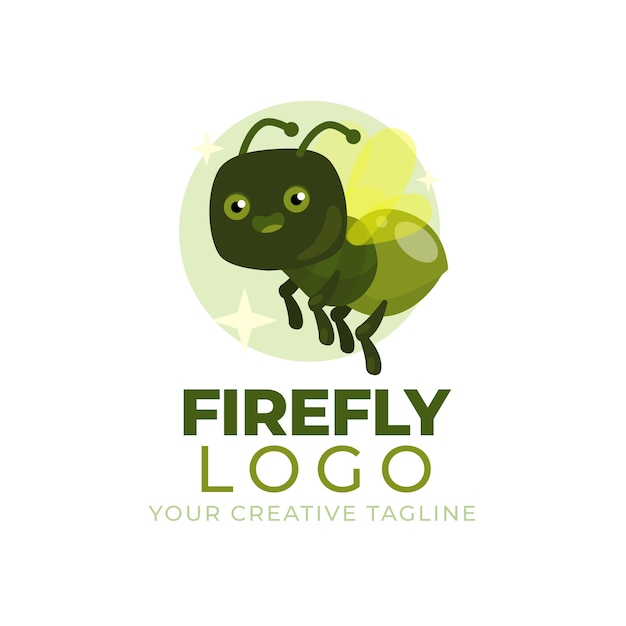 Modèle De Logo De Marque Firefly