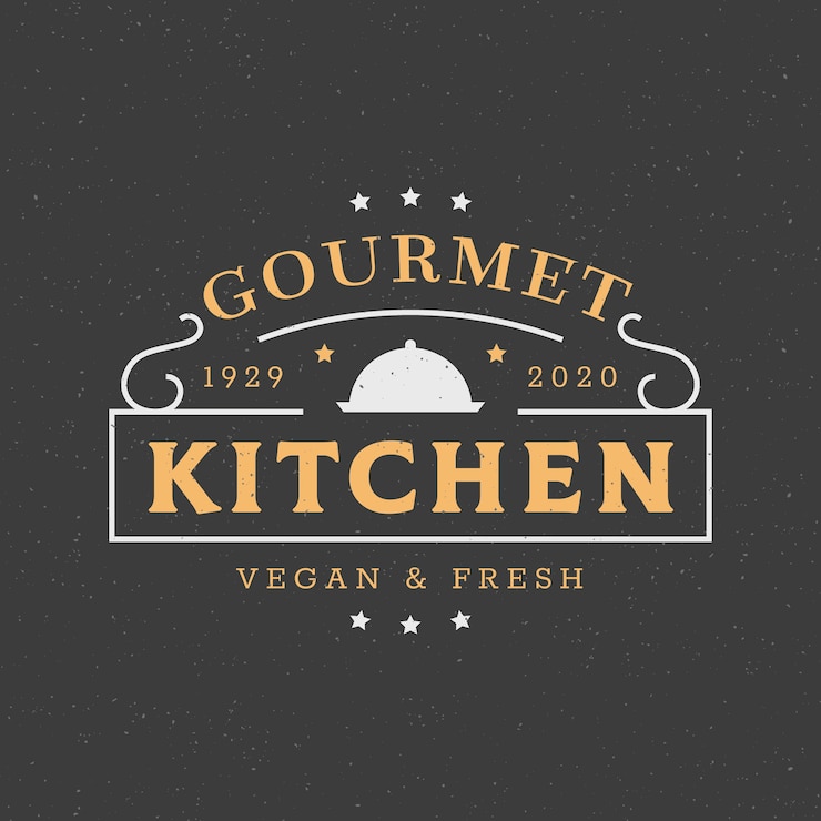 Vecteur gratuit modèle de logo de restaurant créatif