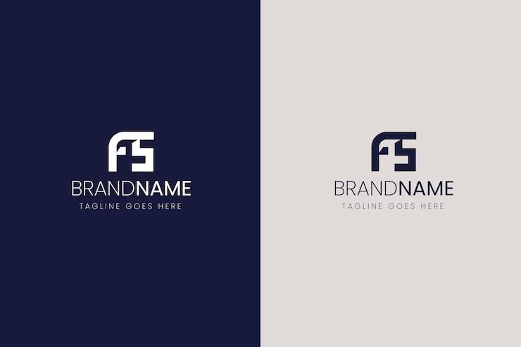 Vecteur gratuit modèle de logo sf professionnel créatif