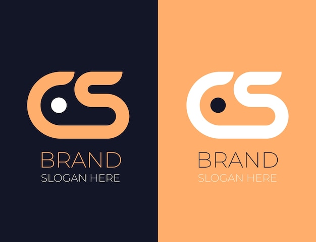 Modèle de logotype sc professionnel