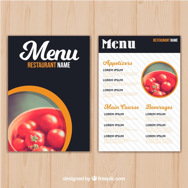 Modèle De Menu De Restaurant