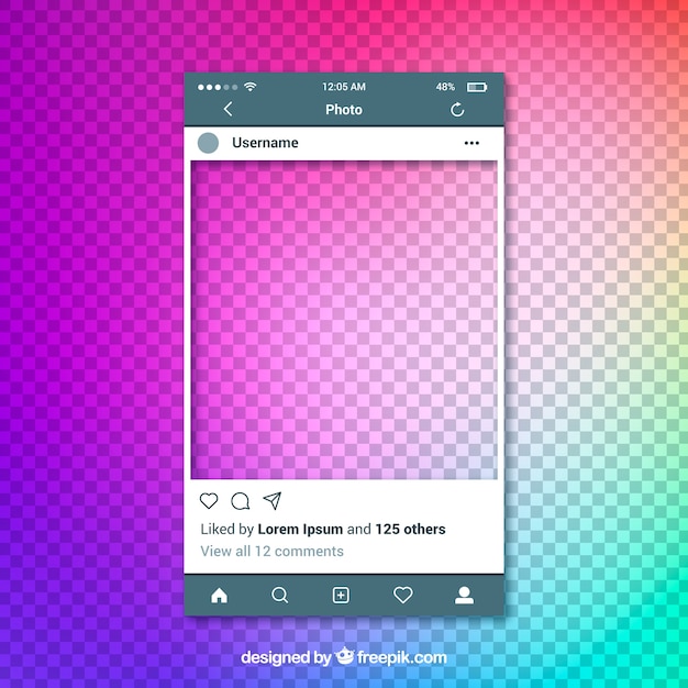 Modèle de post Instagram