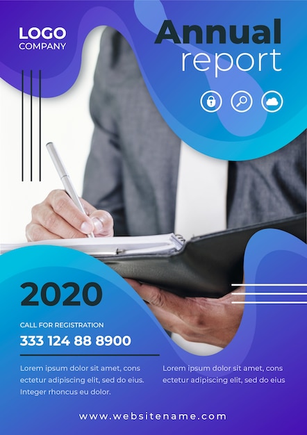 Modèle de rapport annuel d'entreprise