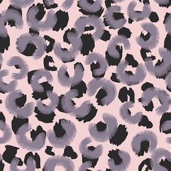 Modèle sans couture abstraite de peau de léopard.