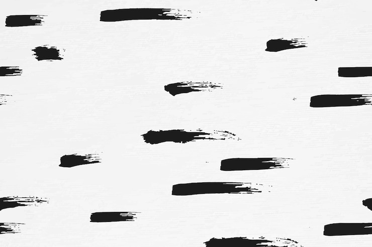 Vecteur gratuit modèle sans couture de fond texturé pinceau encre