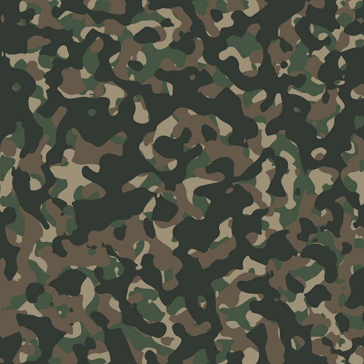 Vecteur gratuit modèle sans couture de vecteur de camouflage de l'armée le camouflage militaire de texture répète l'arrière-plan vectoriel de conception de l'armée sans soudure