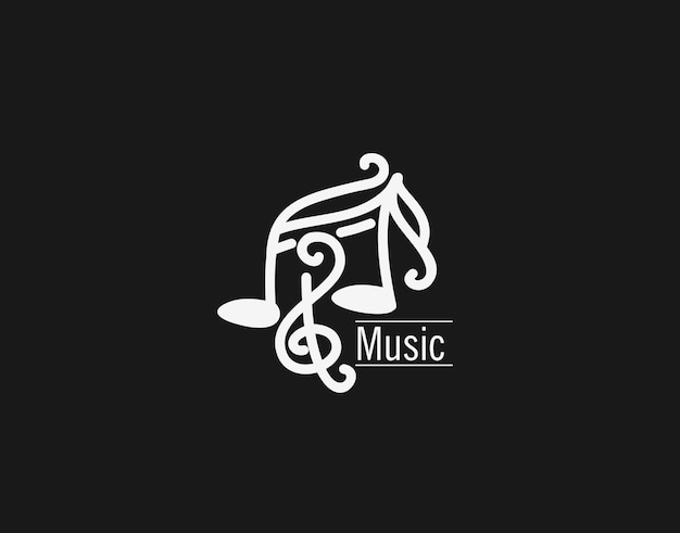 Modèle De Vecteur De Logo De Musique