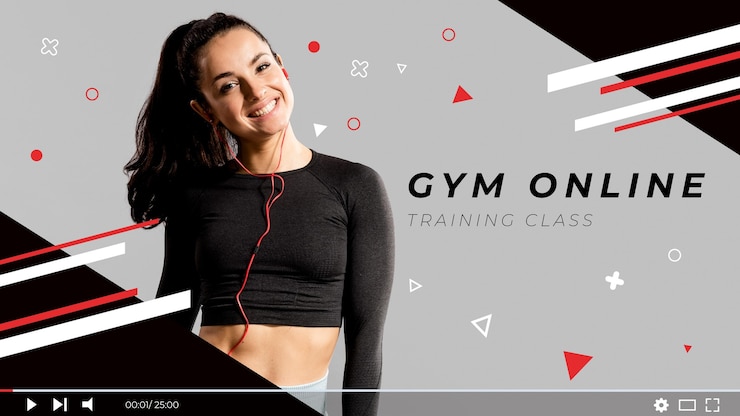Vecteur gratuit modèle de vignette de sport youtube