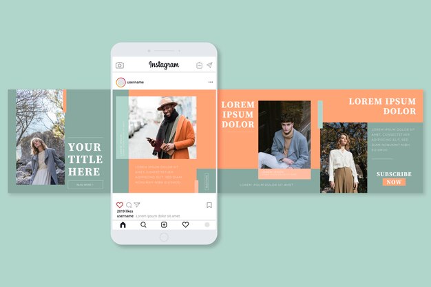Modèles de carrousel Instagram