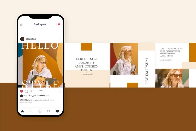 Modèles de carrousel Instagram