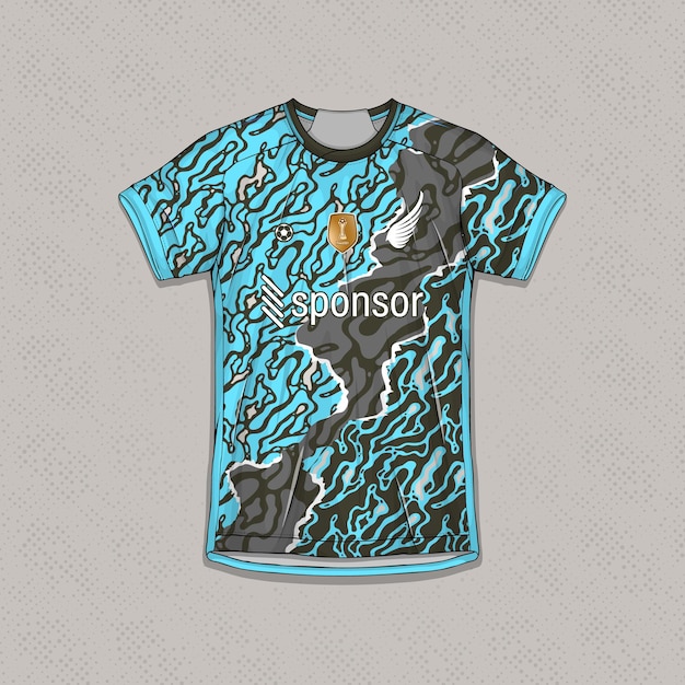 Vecteur gratuit modèles de chemises de football professionnel textures de chemises d'athlétisme de haute qualité