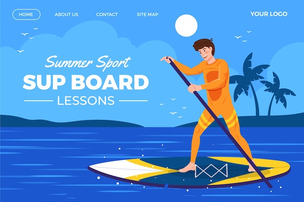 Vecteur gratuit modèles de cours de sup dessinés à la main