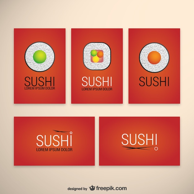 Modèles De Sushi Pack